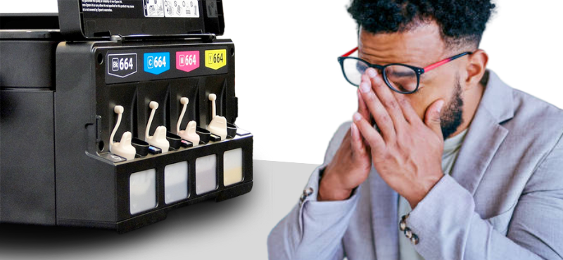 5 erros comuns com impressoras de tanque de tinta