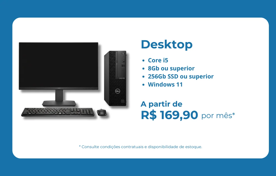 aluguel de desktop rj preço