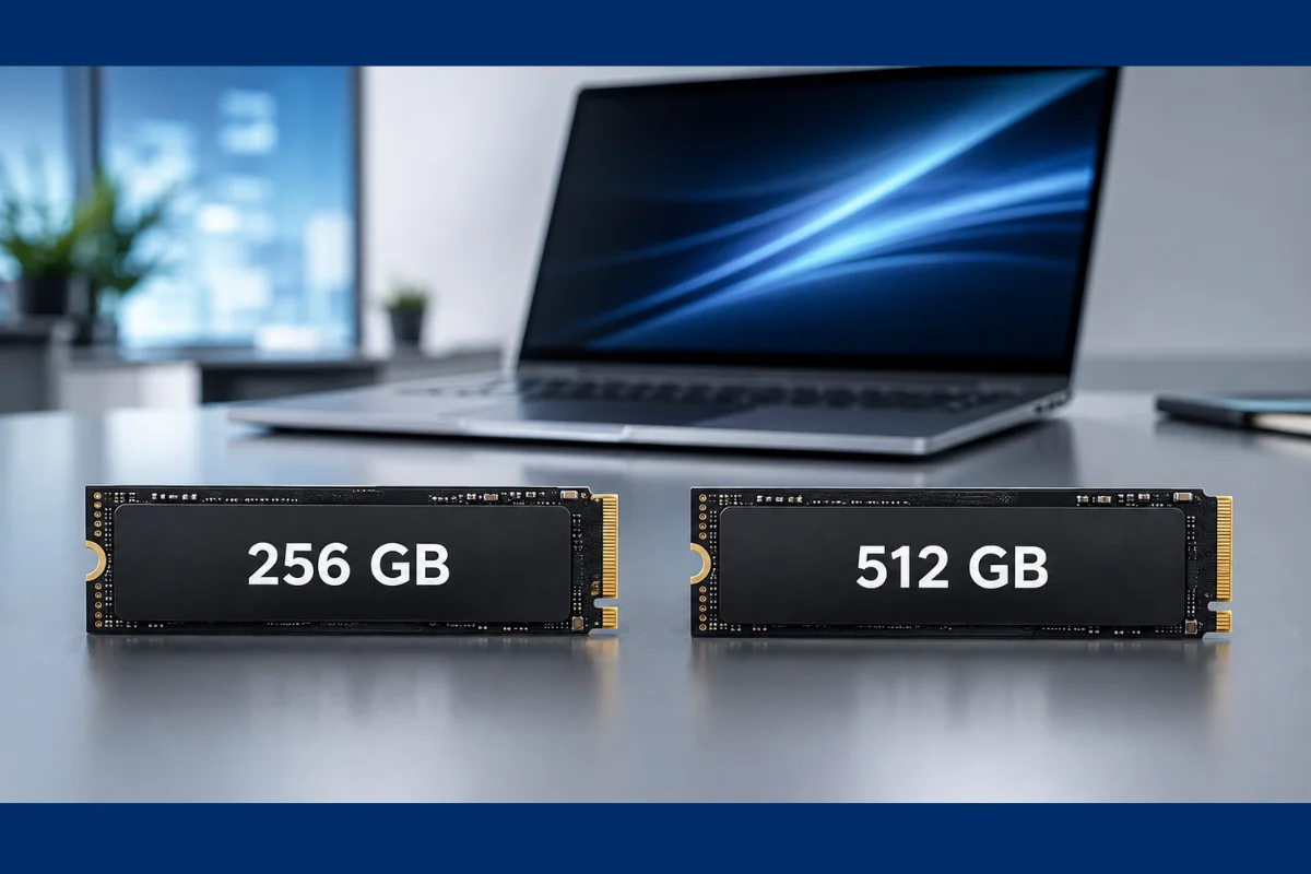 SSD de 256 GB ou 512 GB qual capacidade uma empresa precisa
