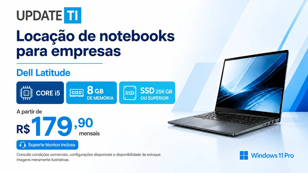 Aluguel notebook dell latitude Rio de Janeiro RJ